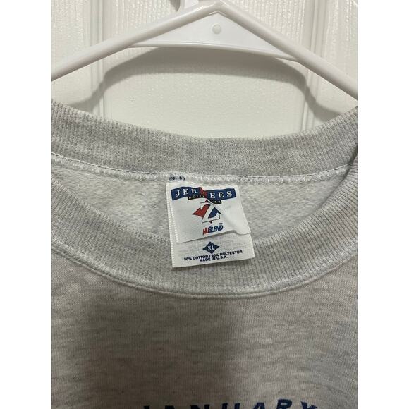 Vintage Super Bowl 1997 NFL Graphic Grey Sweatshirt Large-NOS - Picture 3 of 3